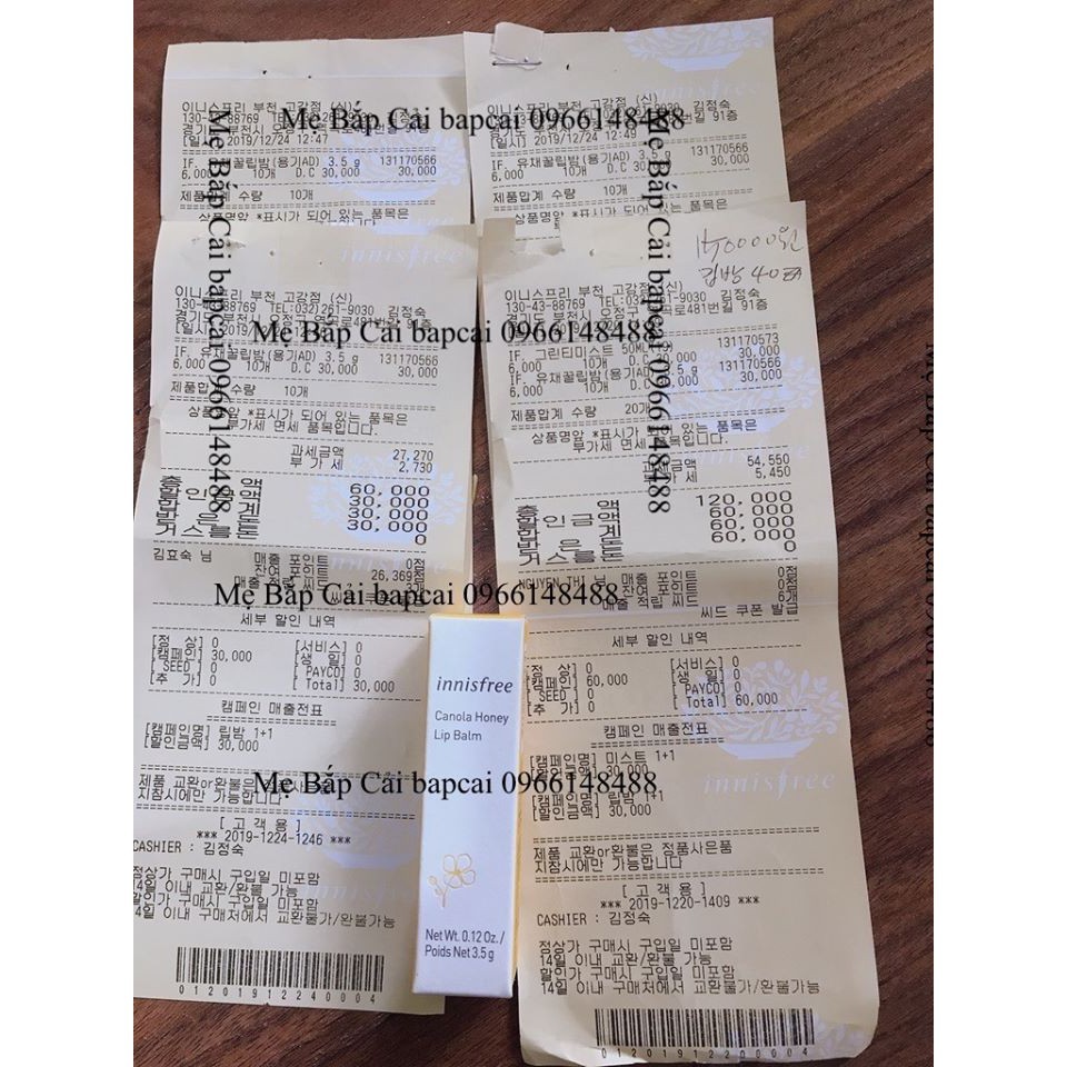 MBC Son dưỡng môi mật ong, trà xanh INF Canola Honey/Green tea Lip Balm | BigBuy360 - bigbuy360.vn