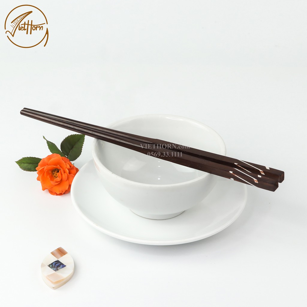 Đũa gỗ trắc tự nhiên/thân đũa vuông hàng xuất khẩu đảm bảo an toàn vệ sinh thực phẩm