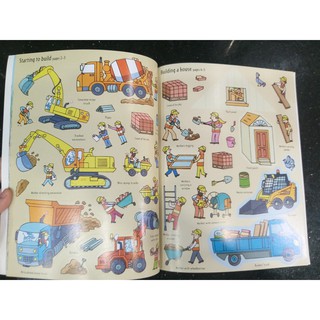 Dính dán - Usborne sticker book - Building Sites