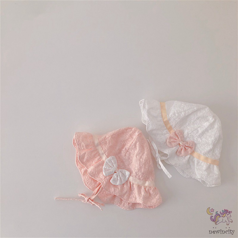 Nón Tai Bèo Thắt Nơ Phong Cách Hàn Quốc Xinh Xắn Cho Bé Gái