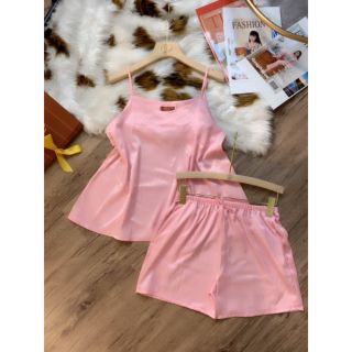 Bộ lụa gấm satin đùi cao cấp