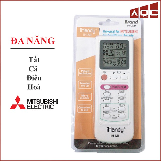 Điều Khiển Điều Hoà Đa Năng MITSUBISHI iHandy Dùng Cho Tất Cả Các Đời MITSUBISHI