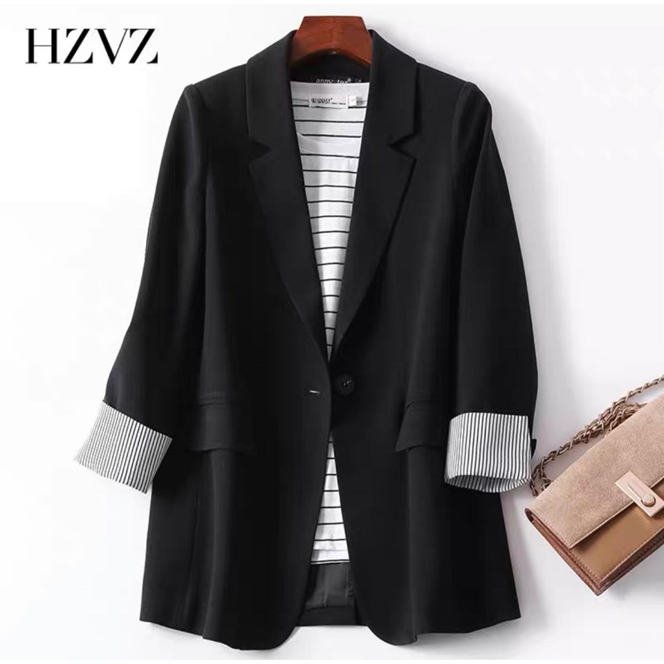 Áo vest tay gập gấu kẻ