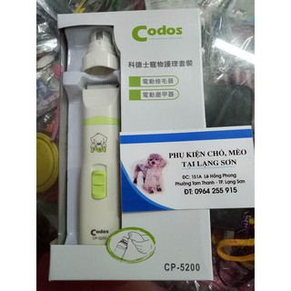 Tông đơ cắt lông mài móng codos CP5200