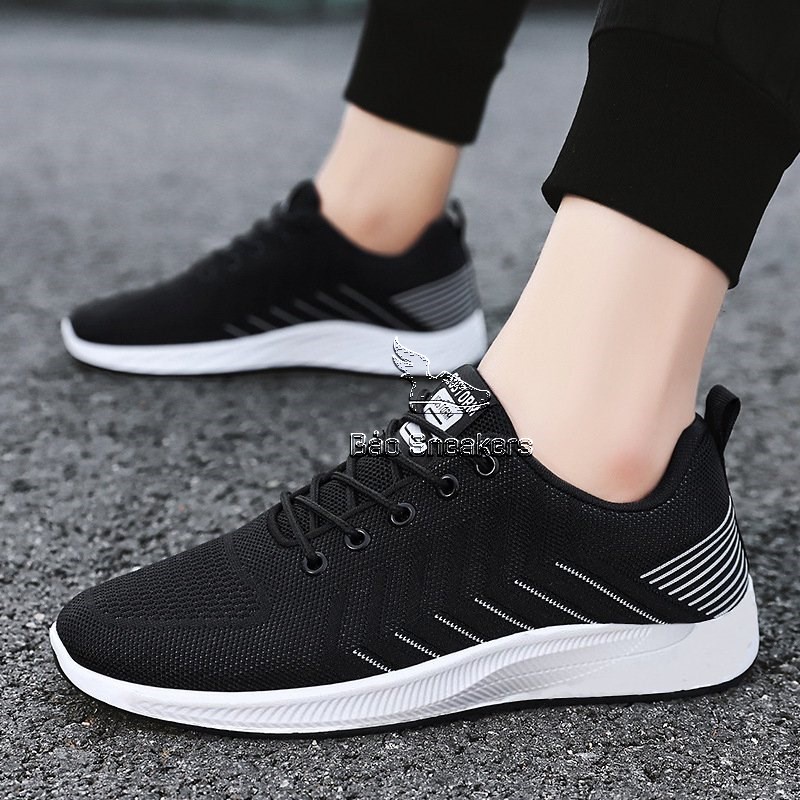 Giày thể thao nam lakinta giày nam sneaker tập gym chạy bộ thể dục cổ thấp giá rẻ đẹp G485