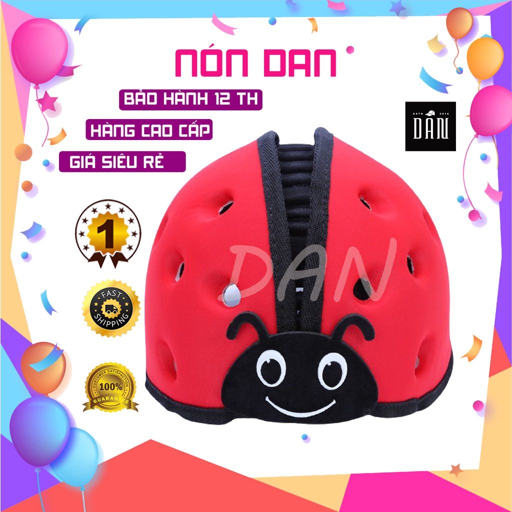 NÓN BẢO HIỂM CHO BÉ TẬP ĐI CON BỌ (siêu dễ thương)