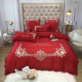 Bộ chăn ga gối lụa cưới đẳng cấp. Hơn 50 mẫu
