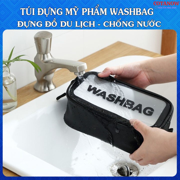 Túi Đựng Mỹ Phẩm Washbag Cao Cấp, Chống Nước COTANOW