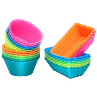 Set khuôn bánh silicon chuyên nướng, hấp (sẵn có)
