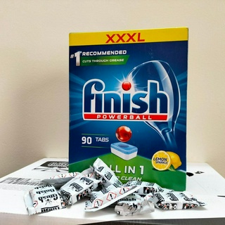 (Viên lẻ dạng rời) viên rửa chén Finish All In 1 tích hợp muối loại bỏ cặn vôi cho máy rửa chén bát