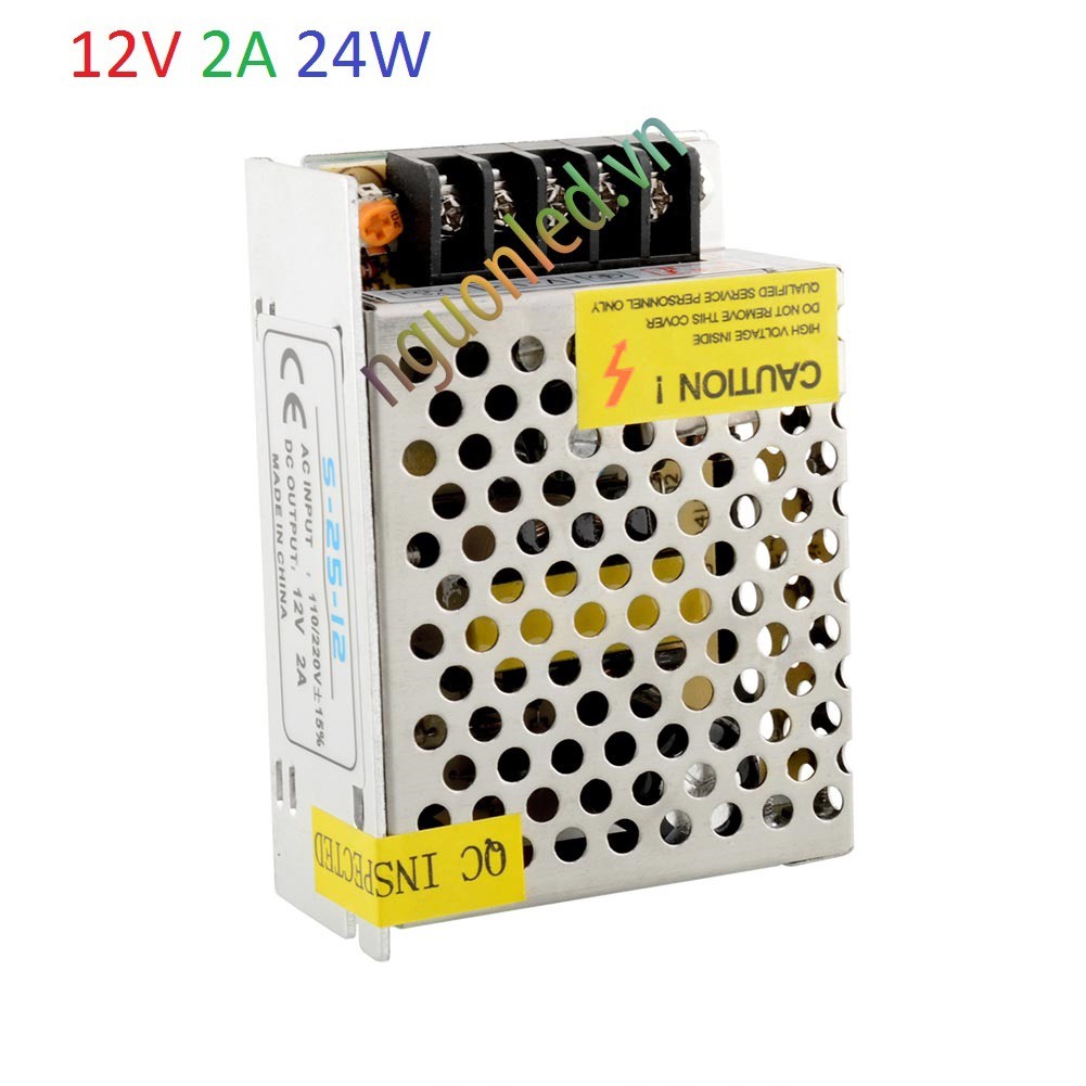 NGUỒN TỔ ONG 12V 1.25A/2A/3A-15W/24W/36W , KHÔNG QUẠT,LOẠI TỐT,GIÁ RẺ.MUA TẠI SHOPNGUONLED.