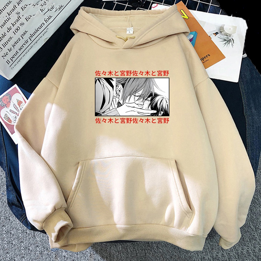 Áo Hoodie Họa Tiết Anime Sasaki To Miyano Dễ Thương Thời Trang Xuân Thu Cho Nữ