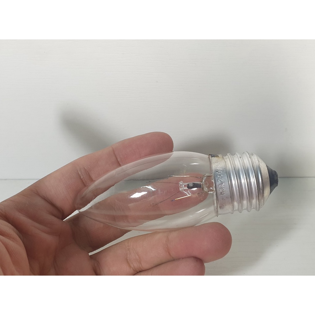 Bóng Đèn Sợi Đốt  Cà Na 40W E14, E27 bóng trong, ánh sáng vàng - Điện nước gia dụng Hoàng Kim