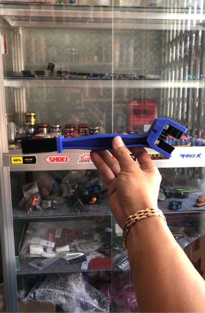 Combo dưỡng sên và rữa sên không văn THUNDER  motorcyle kèm bàn chải