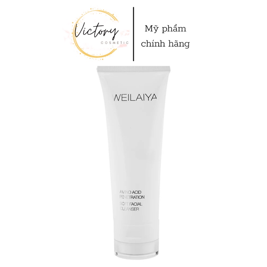 Sữa Rửa Mặt Weilaiya Amino Acid Giữ Ẩm Chăm Sóc Da An Toàn 100ml