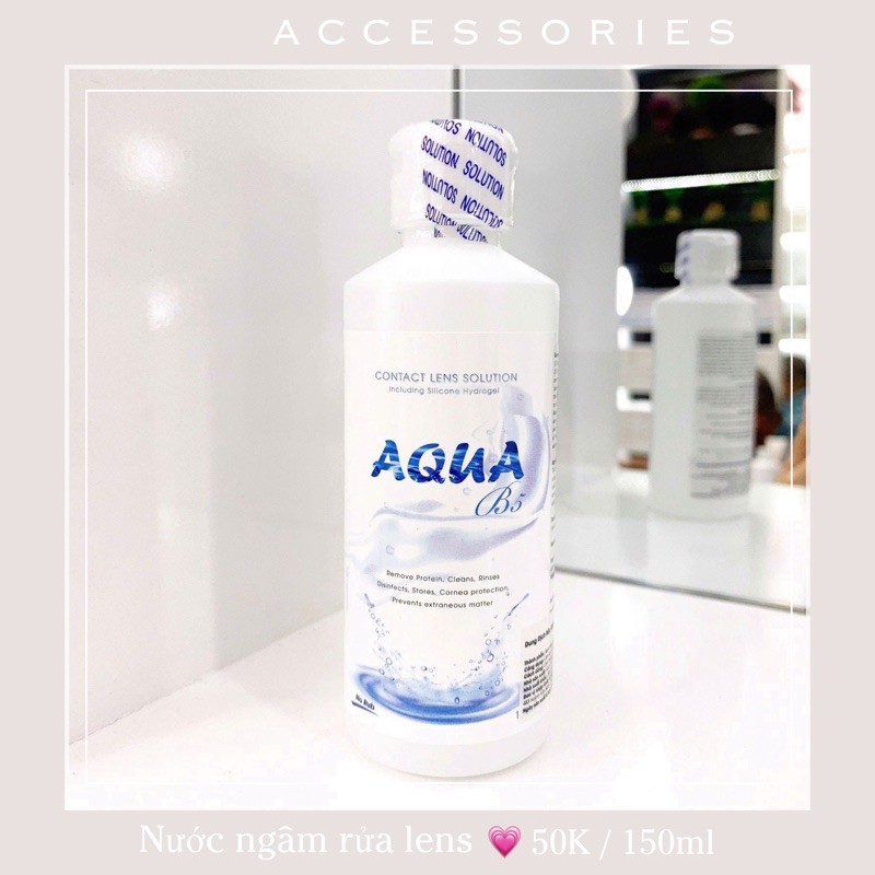 Nước ngâm lens AQUA chai nhỏ