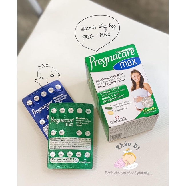 Vitamin Tổng Hợp Bầu Pregnacare Max - UK