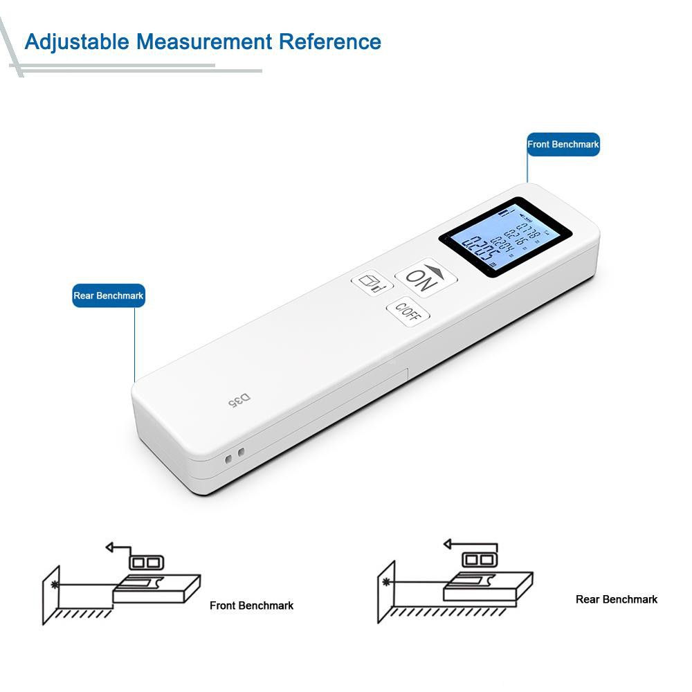 Thiết bị máy đo khoảng cách cầm tay bằng laser kỹ thuật số YULA