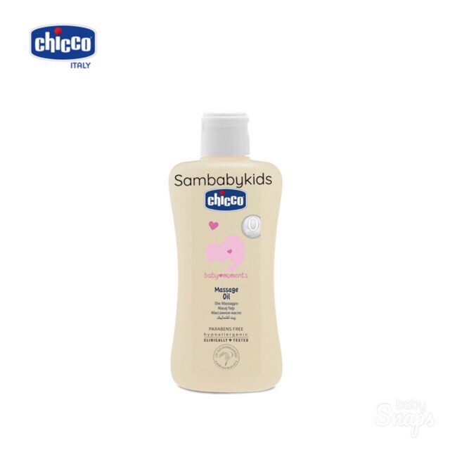 Dầu Mát Xa Chiết Xuất Cám Gạo CHICCO 200ml Chính Hãng Nhập Khẩu Ý