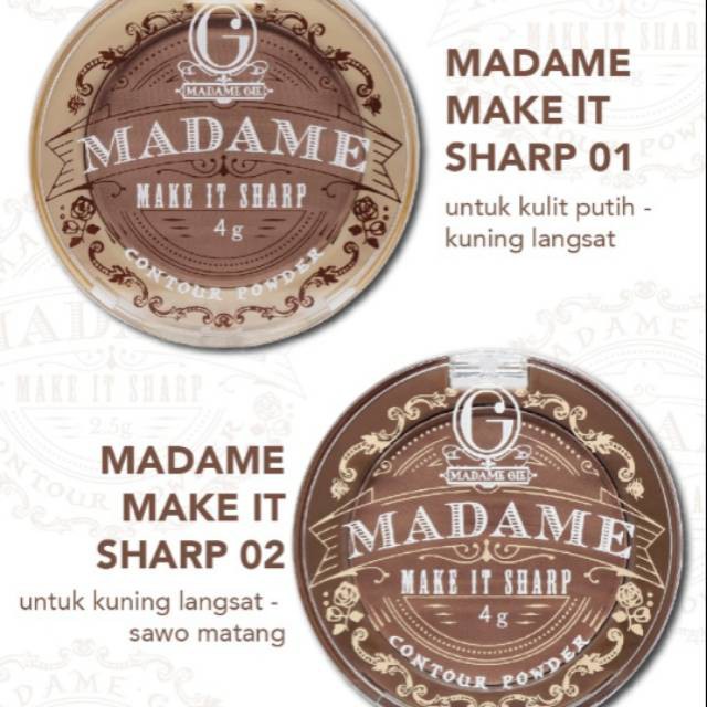 (hàng Mới Về) Phấn Tạo Khối Trang Điểm Madame | BigBuy360 - bigbuy360.vn