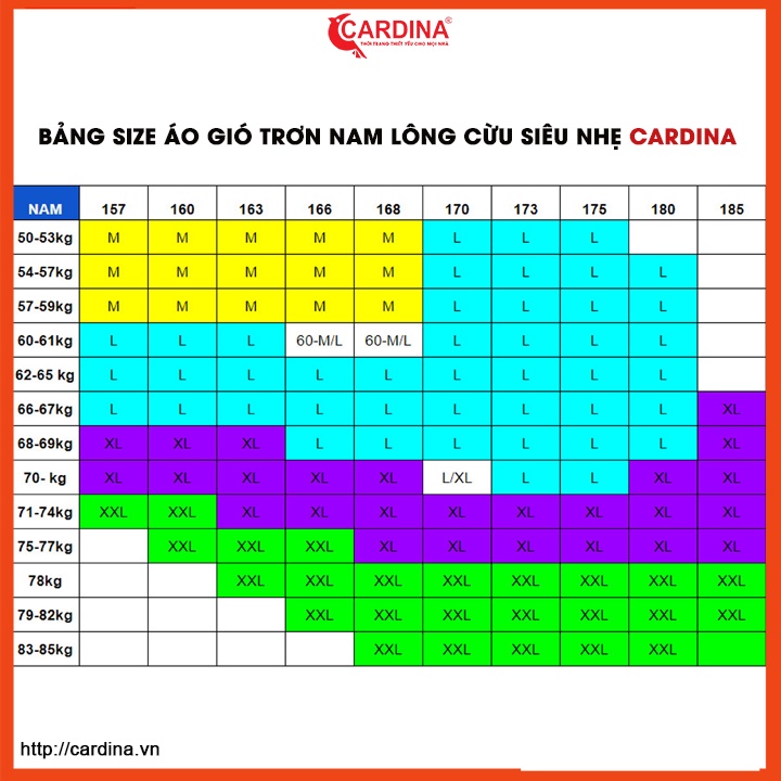 Áo khoác lông cừu nam CARDINA chất gió trơn 2 lớp cao cấp siêu nhẹ siêu ấm LTM.