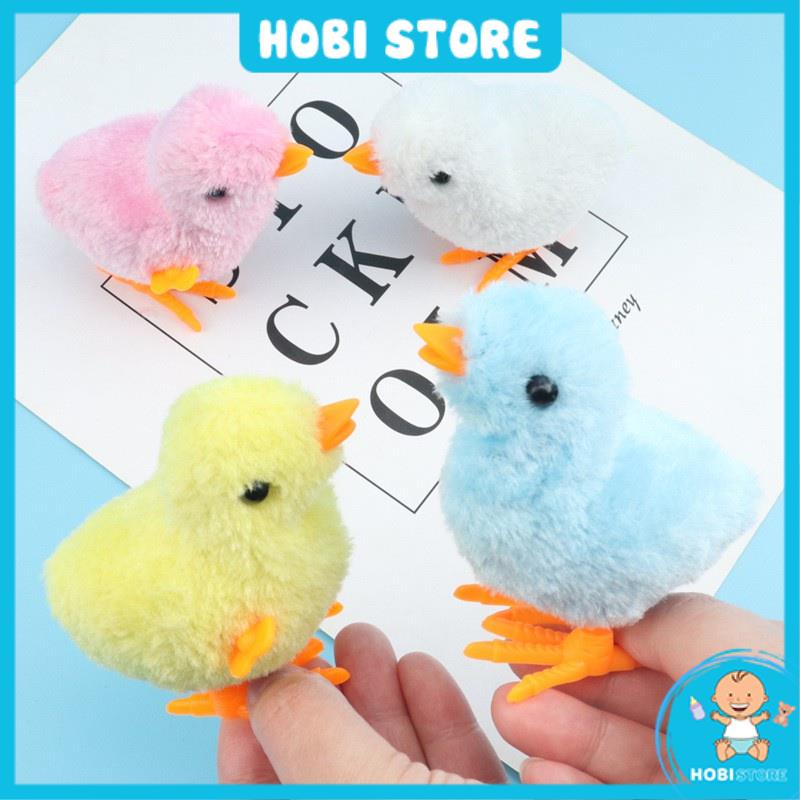 [Siêu hot] Gà con vặn cót biết chạy cho bé, đồ chơi trẻ em gà con vặn cót tăng khả năng tư duy - Hobi Store