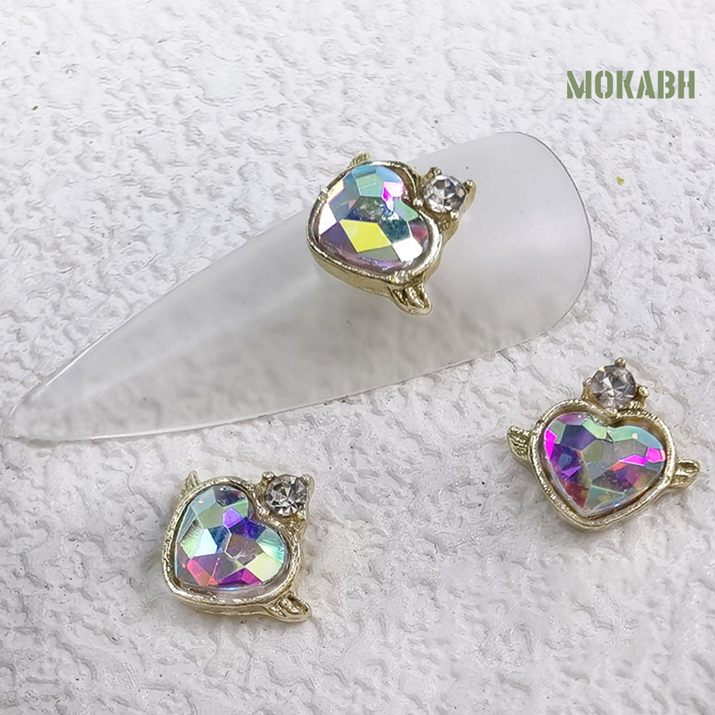 Bộ 20 Phụ Kiện Trang Trí Móng Tay Bằng Hợp Kim Sáng Tạo Dễ Sử Dụng