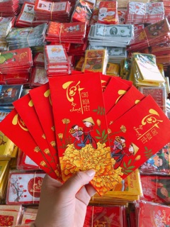 Combo 100 bao lixi tết khổ lớn (10 sấp)
