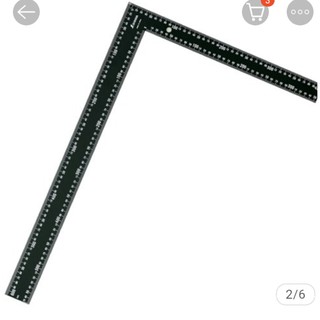 Thước eke vuông đo góc 45cm , 60cm.