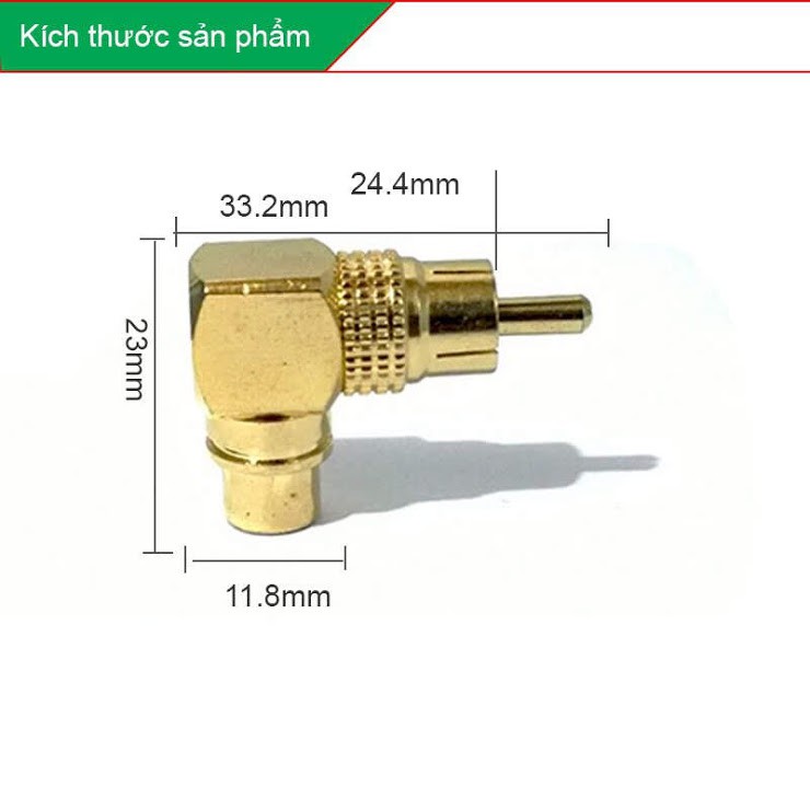 Jack chuyển JACK  av hoa sen thẳng thành bẻ góc