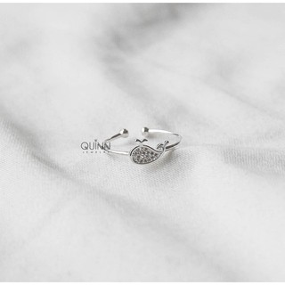 Nhẫn bạc Linh siliver, Nhẫn bạc cá heo 925 xinh xắn