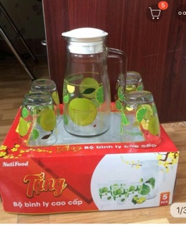 BỘ BÌNH LY CAO CẤP HÀNG NUTIFOOD