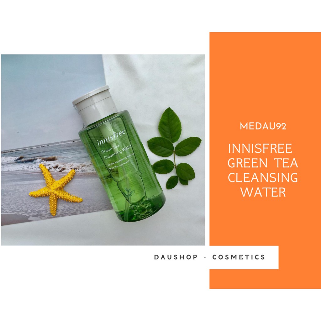 NƯỚC TẨY TRANG TRÀ XANH INNISFREE GREEN TEA CLEANSING WATER 300ml | BigBuy360 - bigbuy360.vn