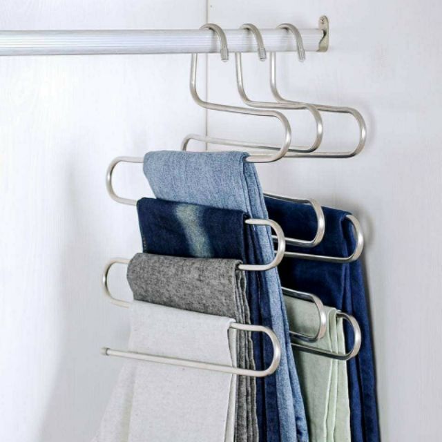 COMBO 2 MÓC TREO QUẦN INOX 5 TẦNG