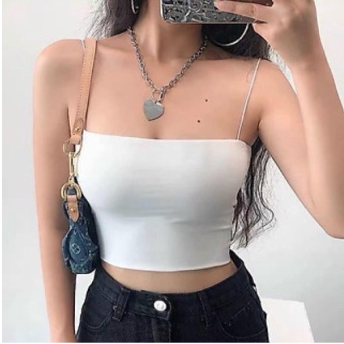 ÁO HAI DÂY SỢI TĂM HÌNH THẬT / ÁO ỐNG / ÁO TRONG