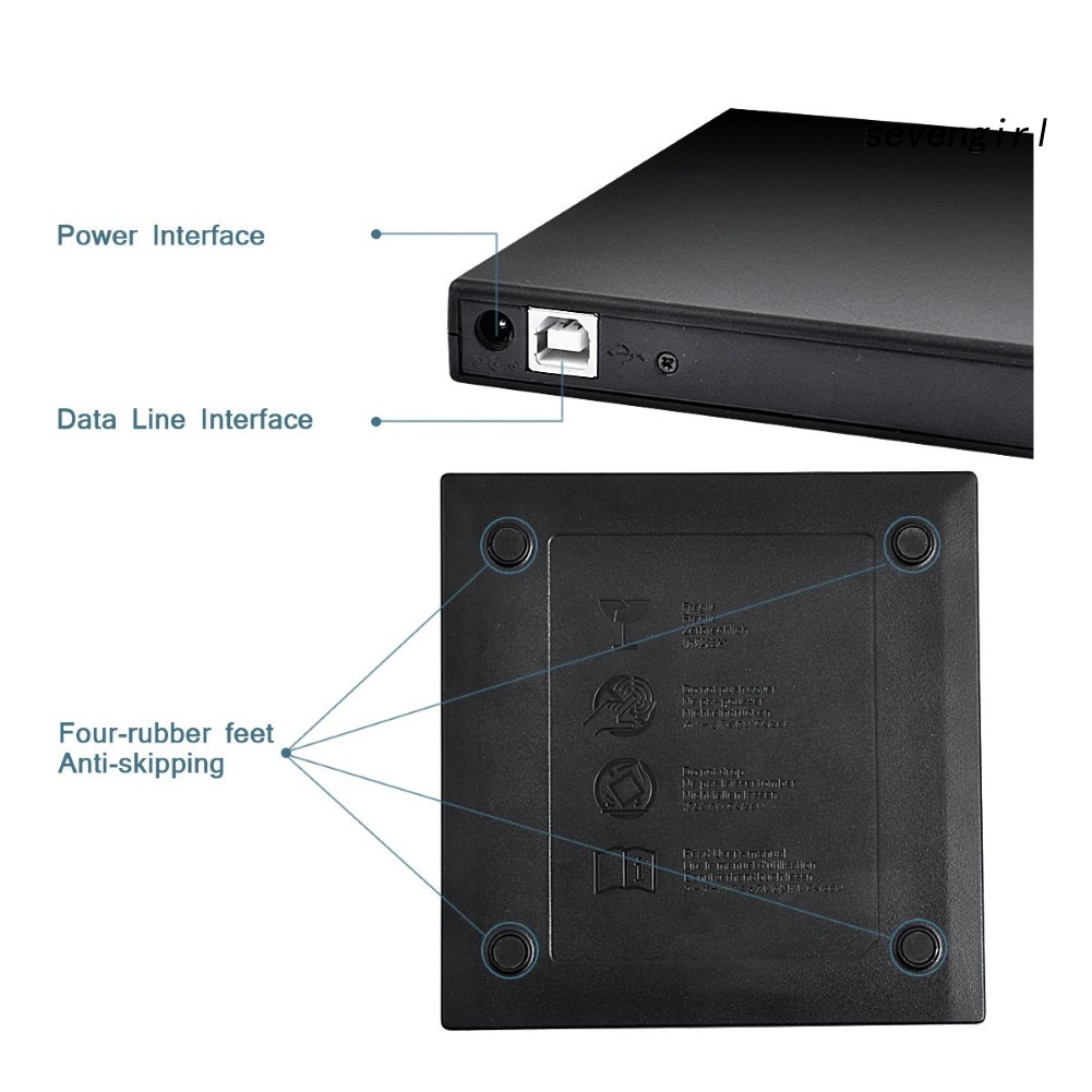 Đầu Đọc Đĩa Dvd Cd Cổng Usb Cho Windows Laptop Máy Tính | BigBuy360 - bigbuy360.vn