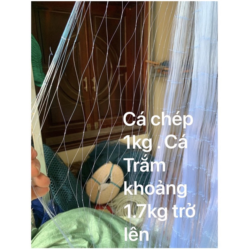 Lưới Thái Sịn Đánh Cá | Lm lưới 1 Màn  Đánh Ao, Hồ, Sông Cao 1,2m Dài 75m 12 phân về
