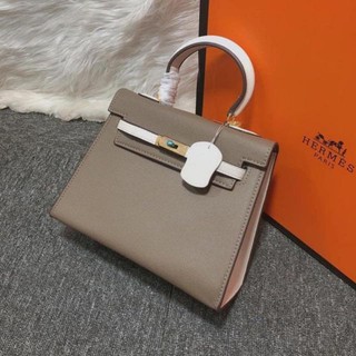 Túi HM pha màu size 25 khóa bạc fullbox