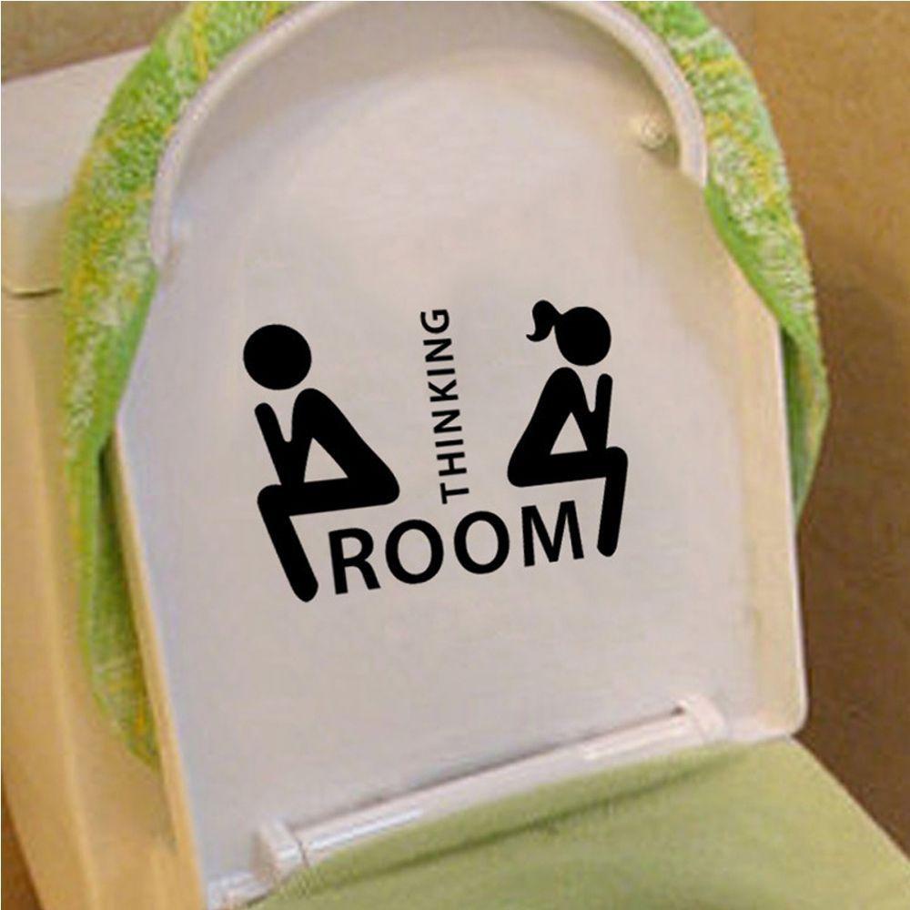 Miếng Dán Trang Trí Toilet Hình NICKOLAS Dễ Thương DIY