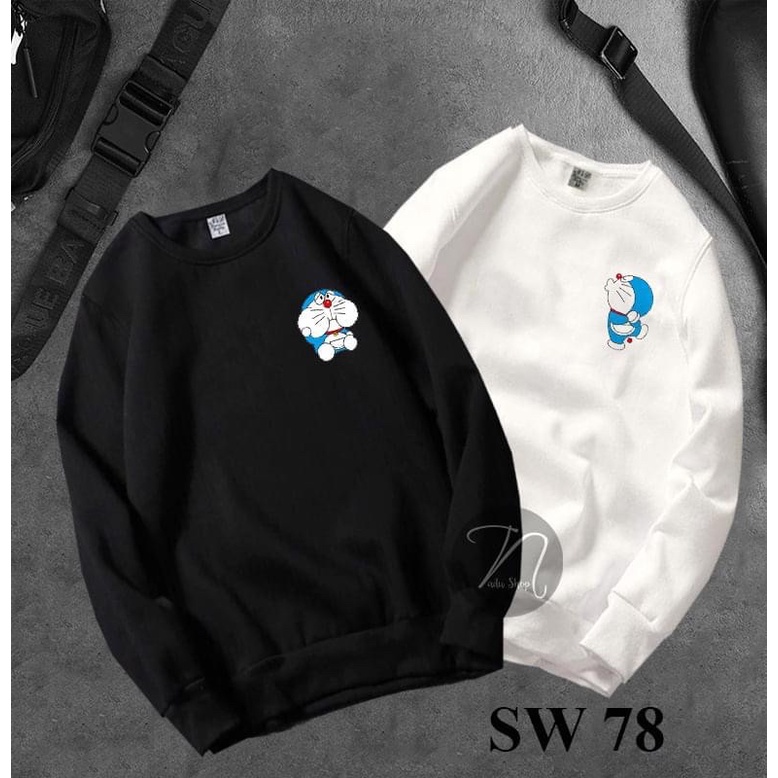 Áo sweater đôi hình doremon