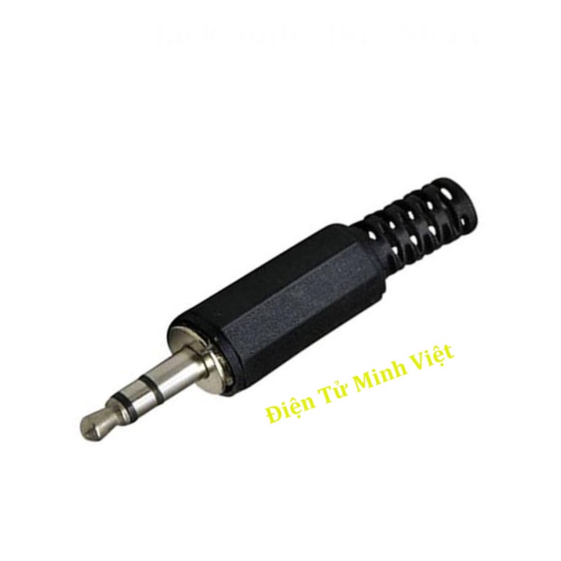 Đầu jack audio 3.5MM stereo đực nhựa