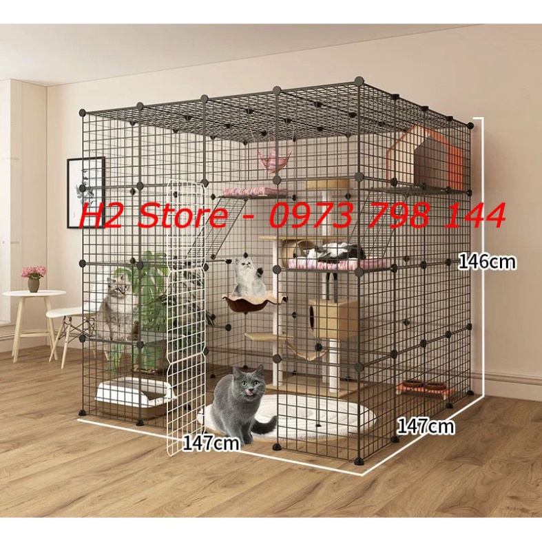 RẺ NHẤT - Sỉ SLL Miếng ghép quây chuồng chó - tặng 2 chốt / tấm