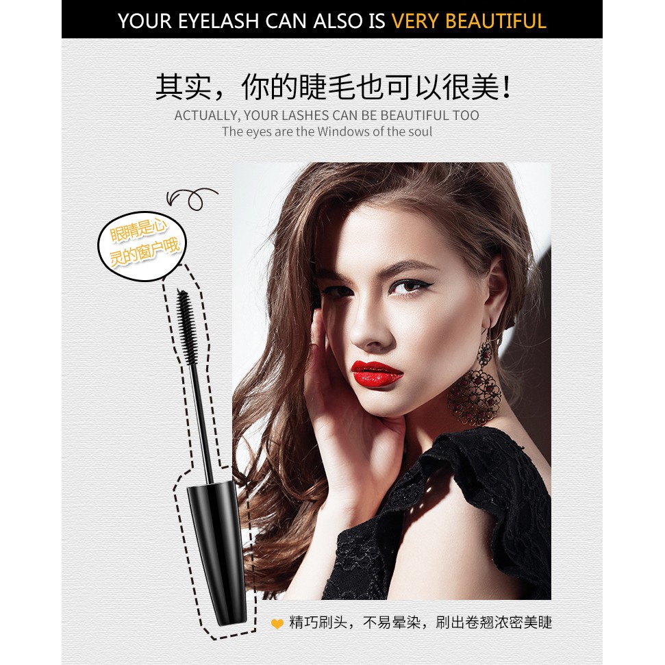 Chuốt mi Làm Cong Dài Mi Rorec Keep Color – Siêu Phẩm Mascara