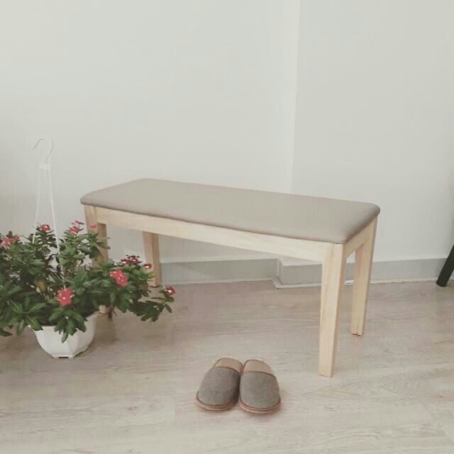 Ghế gỗ băng chờ bọc nệm
