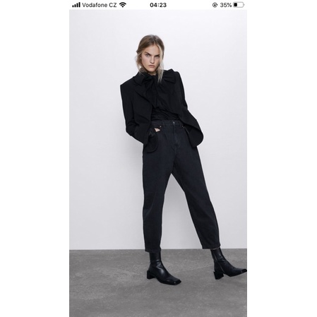 Quần jean cạp cao Zara auth