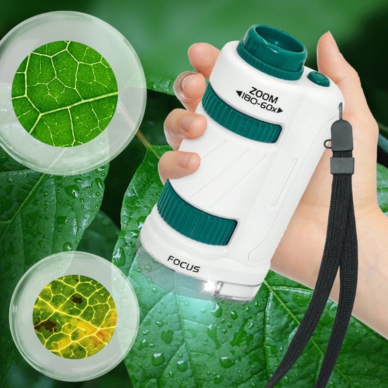 Kính Hiển Vi WMMB Chuyên Nghiệp Cho Trẻ Em 8-12 60-180X