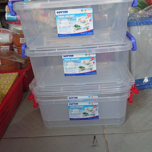 Thùng nhựa trong suốt 10l của duy tân