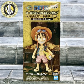 [New] Mô hình chính hãng Banpresto Figure One Piece WCF tem vàng Treasure Rally IV – Luffy (Cao 8cm)