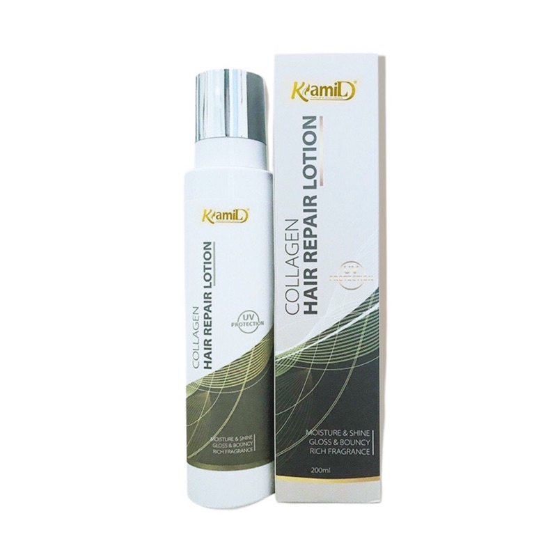 Xịt dưỡng tóc Kami chưa collagen phục hồi tóc