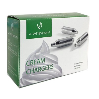 Gas kem V Whip dùng cho bình xịt kem hộp 10 viên